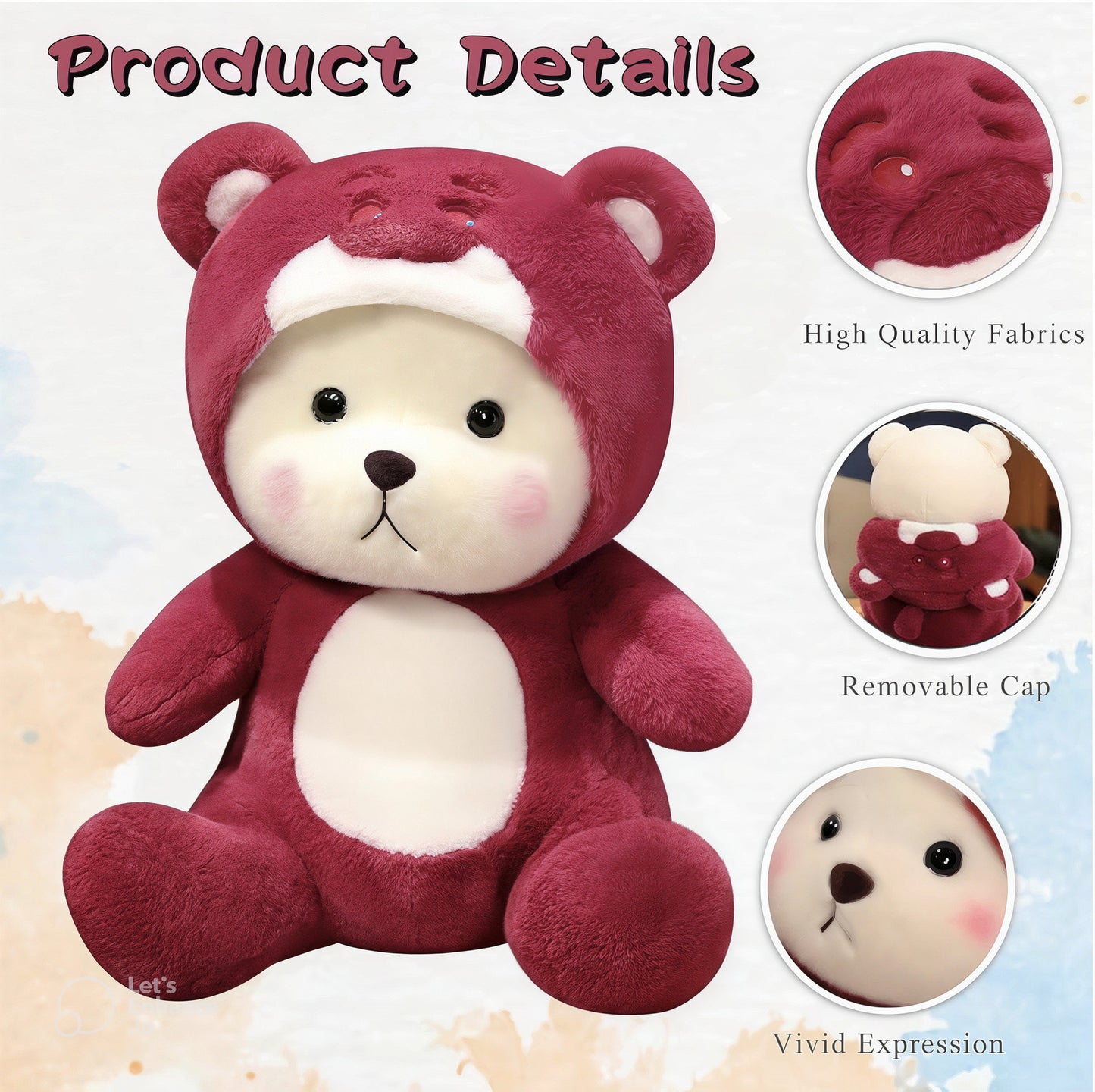 Cute Teddy Bear Plush Toy – 35cm | Ultra-Soft &amp; Huggable Companion