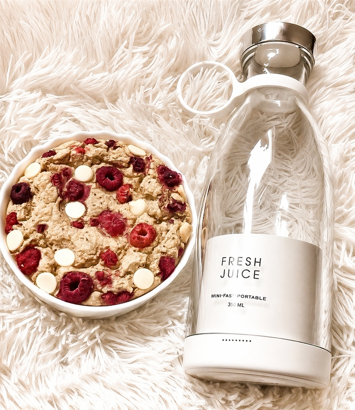 🍹 Fresh Juice Portable Blender Bottle – USB Rechargeable (350ml)
